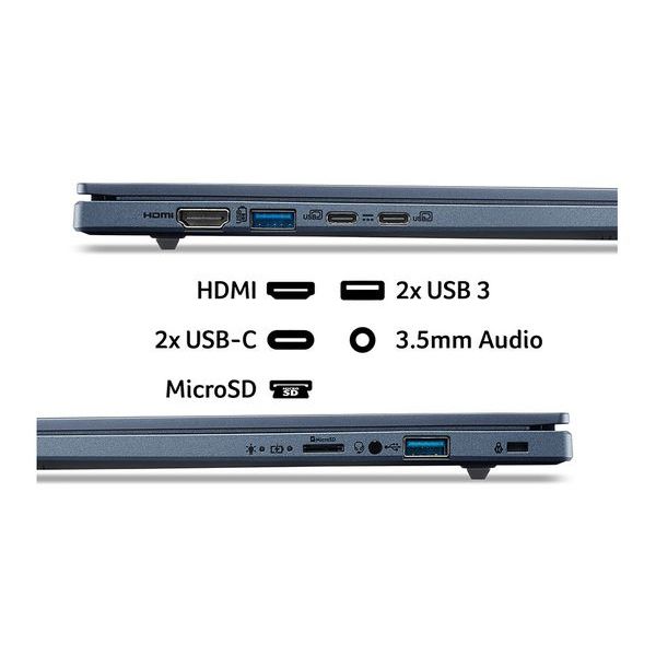 Buy ACER,ACER Aspire 14 AI 14" Laptop, Copilot+ PC - Snapdragon X, 512 GB SSD, Blue - Gadcet UK | UK | London | Scotland | Wales| Near Me | Cheap | Pay In 3 | Laptops